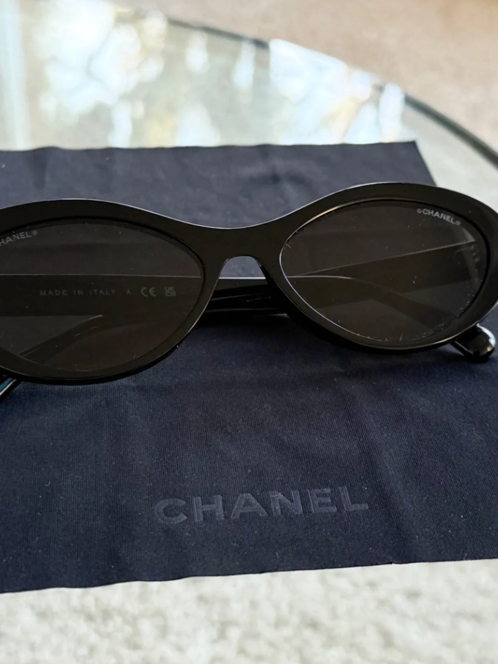 Chanel Oval Sunglasses